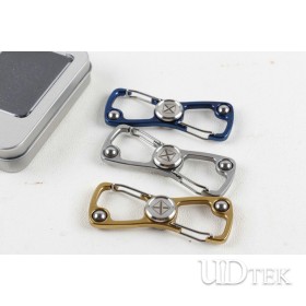 304 stainless steel multi functional key chain gyro spinners (3 colors) UD405152